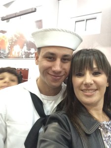 Me and my son at his Bootcamp Graduation. 